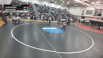 139 lbs Quarterfinal - Jonas Gaydos, Manheim Twp Hs vs Tyler Detwiler, Palmyra Area Hs
