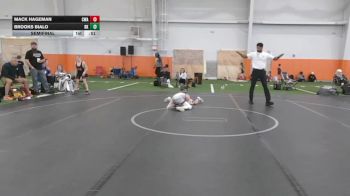 76 lbs Semifinal - Brooks Bialo, Bad Karma vs Mack Hageman, CP Wrestling Academy