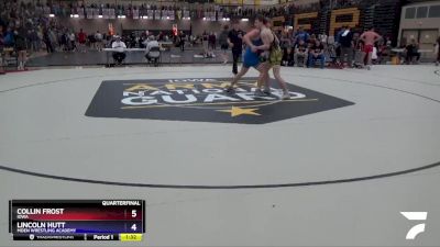 150 lbs Quarterfinal - Collin Frost, Iowa vs Lincoln Hutt, Moen Wrestling Academy