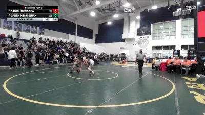 113 lbs Cons. Semi - Daniel Mendoza, Victor Valley vs Garen Keshishian, Aliso Niguel