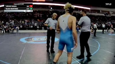 5A 114 lbs 1st Place Match - Urijah Garza, Volcano Vista vs Elias Martinez, Cleveland