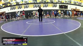112 lbs Cons. Round 1 - Isabella Robledo, Highland Wrestling Club vs Avah Steffey, Team Jeff Wrestling Club