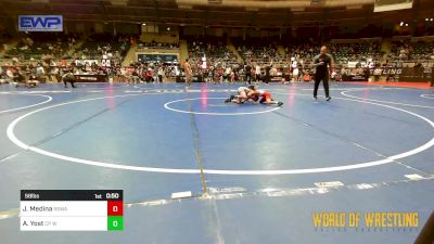 58 lbs Consi Of 8 #1 - Jacob Medina, Red Star Wrestling Academy vs Andrew Yost, CP Wrestling