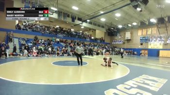 135lbs Cons. Round 2 - Maisy Norton, Enumclaw (Girls) vs Emily Ausborn, Willamette (Girls)