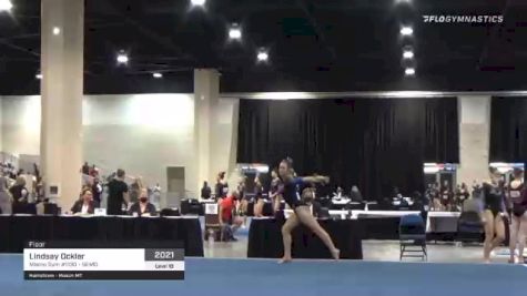 Lindsay Ockler - Floor, Mismo Gym #1130 - SEMO - 2021 USA Gymnastics Development Program National Championships