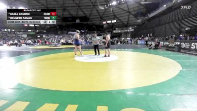 Boys 1B/2B 285 Champ. Round 2 - Kenneth Daman, Forks vs Kayle Casimir, Almira Coulee Hartline