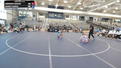 113 lbs Anderson Osgood, Iowa Red vs Garrett Bjerga, Minnesota Red