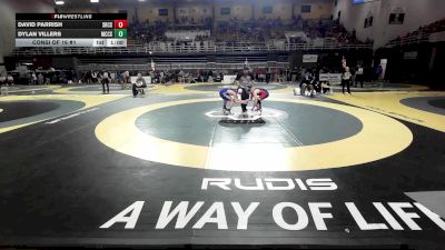 144 lbs Consi Of 16 #1 - David Parrish, Strong Rock Christian School vs Dylan Villers, McCallie School