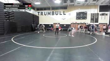 150 lbs Round Of 16 - Dominic Archilla, Pomperaug/Watwn/Naug vs Riley Storozuk, East Hartford
