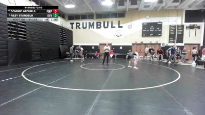 150 lbs Round Of 16 - Dominic Archilla, Pomperaug/Watwn/Naug vs Riley Storozuk, East Hartford