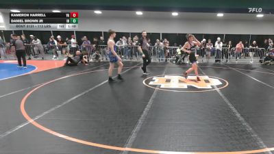 113 lbs Consi Of 64 #2 - Kameron Harrell, VA vs Daniel Brown Jr, IN