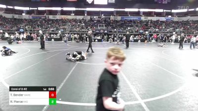 85 lbs Consi Of 8 #2 - Trenton Bender, Warsaw Wildcat Wrestling vs Roman Pierce, King Select