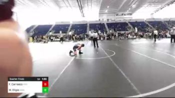 114 lbs Quarterfinal - Frankie Carrasco, Pride WC vs Mason Eligio, 909boys