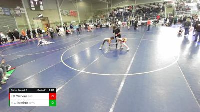 92 lbs Cons. Round 2 - Lexander Ramirez, 208 Badgers Wrestling Club vs Dominik Watkins, Green River Grapplers