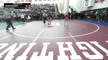 100 lbs Semifinal - Olivia Polansky, Bridgewater-Raynham vs Lisely Garcia, Quincy Upper
