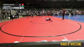54 lbs Semifinal - Makayela Sawyer, Mat Demon Wrestling Club vs Nova Sebolt, Sebolt Wrestling Academy