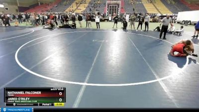 70 lbs Round 2 - Jared O`Riley, Lenox Tiger Wrestling Club vs Nathaniel Falconer, Texas