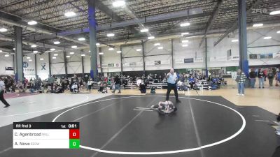 70 lbs Rr Rnd 3 - Cooper Agenbroad, Willits Grappling Pack vs Austin Nova, Redwood WC