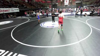 225 lbs Anthony Perez, TCWA - Tri-Counties Wrestling Association vs Case Tyhurst, SJWA - San Joaquin Wrestling Association