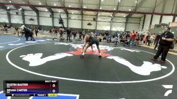 165 lbs 1st Place Match - Dustin Baxter, WA vs Devan Carter, WA