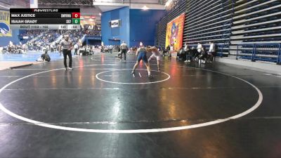 165 lbs Cons. Round 1 - Isaiah Grady, Skyline vs Max Justice, Smyrna