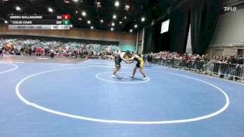 285 lbs Quarterfinal - Andru Balladarez, Edison vs Colin Chan, El Dorado