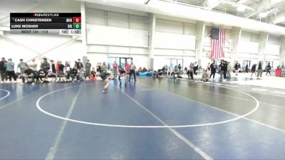 113 lbs Champ. Round 2 - Cash Christensen, Murray vs Luke Mosher, Ridgeline