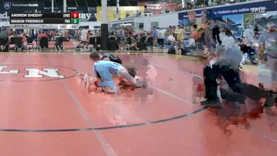 154 lbs Rr Rnd 4 - Camdyn Moors, Journeymen Wrestling Red - HSC vs Adam Munz, Homegrown Black - HSC