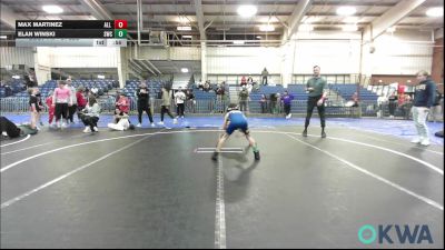 61 lbs Consolation - Max Martinez, All American Wrestling vs Elan Winski, Scots Wrestling Club