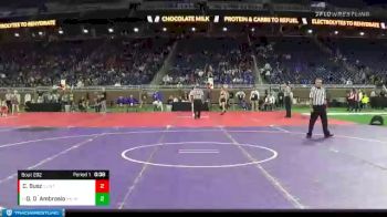 D3-119 lbs Semifinal - Dominic D`Ambrosio, Imlay City vs Connor Busz, Clinton