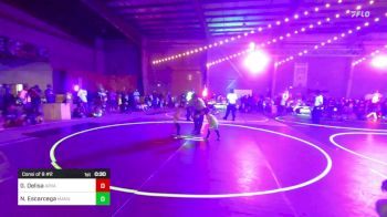 43 lbs Consi Of 8 #2 - Giovanni Delisa, Arvada West vs Noah Escarcega, Manu WC