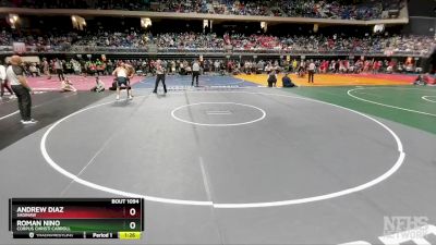 5A 190 lbs Champ. Round 1 - Roman Nino, Corpus Christi Carroll vs Andrew Diaz, Saginaw