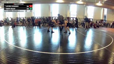 132 lbs Cons. Round 2 - Lucien Koerber, Scanlan Wrestling Academy vs Tripp Pecht, Dinwiddie Wrestling Club