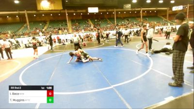 109 lbs Rr Rnd 2 - Isaac Baca, New Mexico Punishers vs Tyler Muggins, Aftermath Eagles JW
