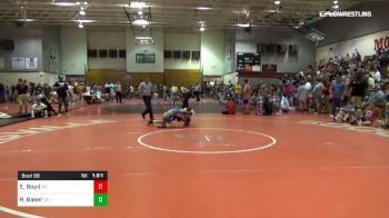 113 lbs Round Of 32 - Elijah Boyd, Nc vs Robert Baker, Va
