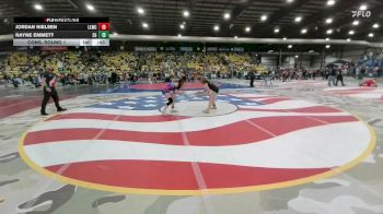 130 lbs Cons. Round 1 - Rayne Emmett, Stillwater Gladiators vs Jordan Nielsen, Lander Legacy Wrestling Club