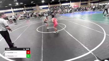 100 lbs 3rd Place - Ethan Escobar, Granite WC vs Kai Parsons, Hawkeye/Speakeasy WC