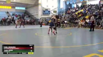 285 lbs Cons. Semi - Cael DeNigris, Delaware Military Academy vs Theo Kerr, McKean H S
