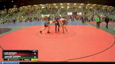 250 lbs Cons. Semi - Luis Estrada, Dallas Mat Club vs Zakkary Hopkins, West Albany Mat Club