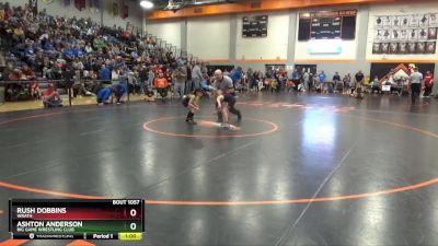 50 lbs Round 2 - Ashton Anderson, Big Game Wrestling Club vs Rush Dobbins, Wrath