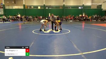 113 lbs Consolation - Connor Gregory, Ballston Spa vs Carlos Montalvo, Amsterdam