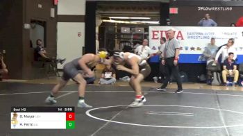 165 lbs Consolation - Brian Meyer, Lehigh vs Ryan Ferro, Long Island U.