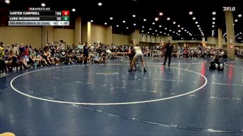 157 lbs 2nd Wrestleback (32 Team) - Luke Richardson, Team Mat Clash vs Carter Campbell, Team Rich Habits White