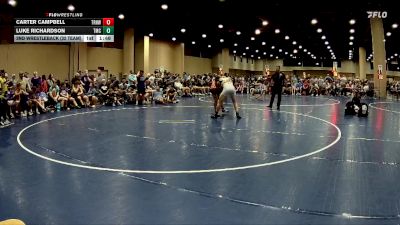 157 lbs 2nd Wrestleback (32 Team) - Luke Richardson, Team Mat Clash vs Carter Campbell, Team Rich Habits White