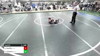 61 lbs Rr Rnd 2 - Josiah Caudillo, Norris Wrestling Club vs Adam Cerecero, Hugoton Wrestling Club