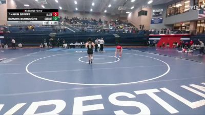 126 lbs Semifinal - Kailin Sebert, Allen vs Samara Burroughs, Conroe