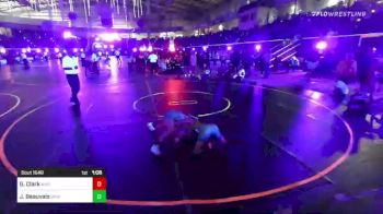 95 lbs Semifinal - Garrett Clark, War vs J.j. Beauvais, Grindhouse WC