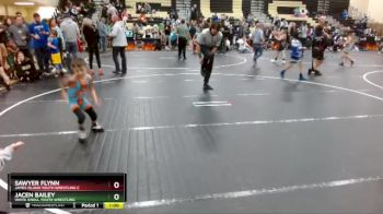 49 lbs Round 4 - Sawyer Flynn, James Island Youth Wrestling C vs Jacen Bailey, White Knoll Youth Wrestling