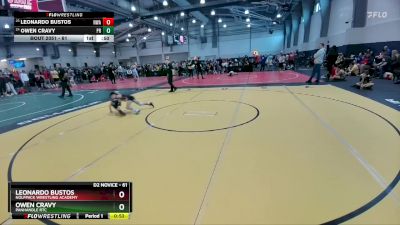 61 lbs Champ. Round 2 - Owen Cravy, Panhandle RTC vs Leonardo Bustos, Nolfpack Wrestling Academy