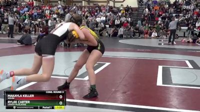 130 lbs Cons. Round 3 - Makayla Keller, Solon vs Rylee Carter, Louisa-Muscatine